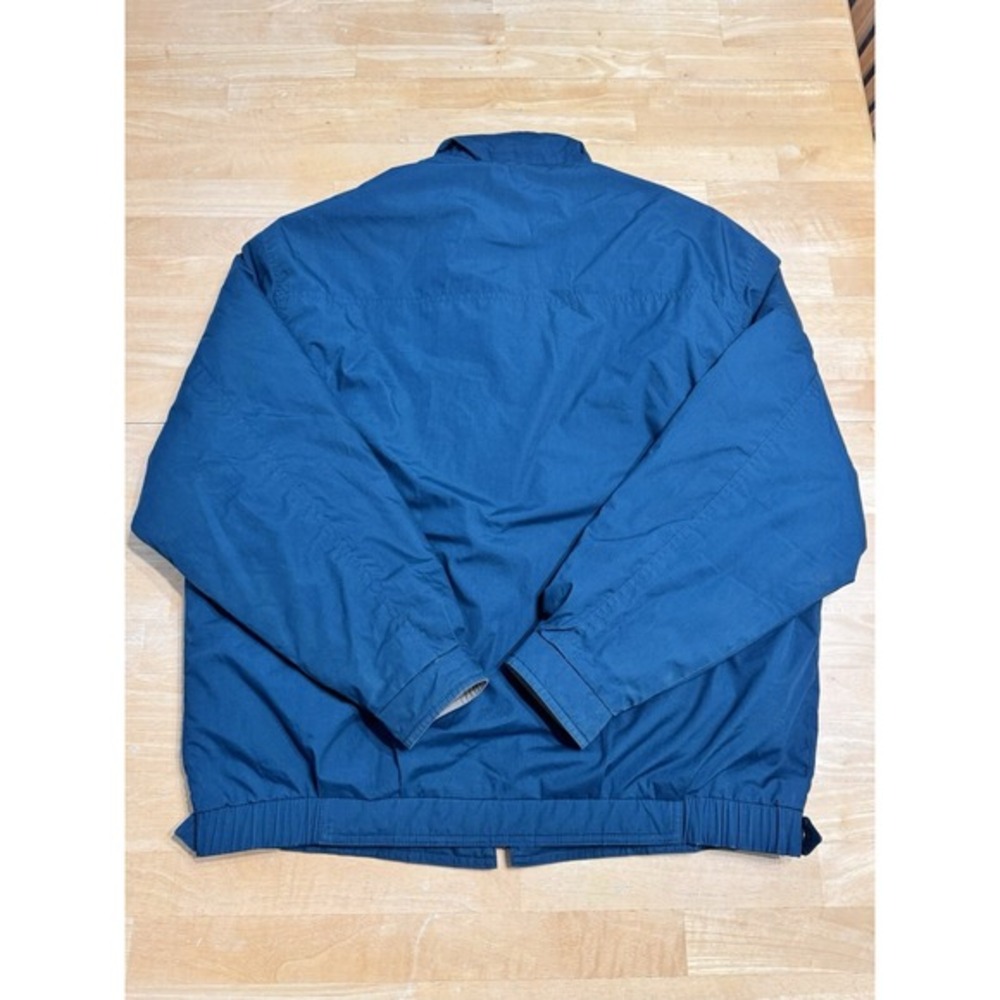 Members Only‎ Mens Jacket Vintage Green Blue Bomber Full Zip Lined Size Medium - Picture 8 of 13